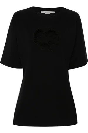 Stella McCartney T-shirt med udskæringsdetalje