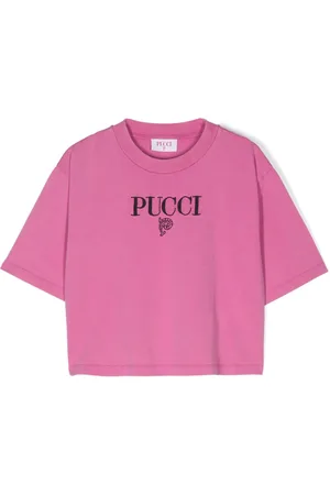 PUCCI Junior T-shirt med broderet logo
