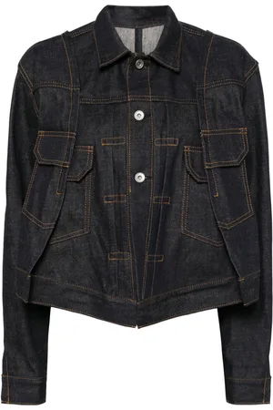 SACAI Cropped denimjakke