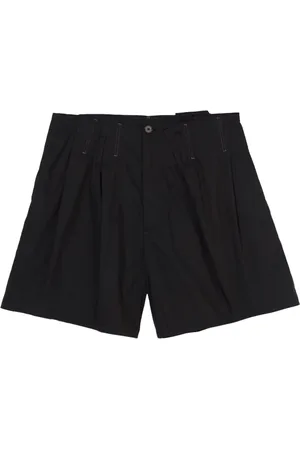 B+AB Shorts med plisseringer