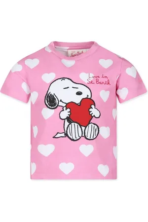 MC2 SAINT BARTH X Peanuts T-shirt med hjertemotiv