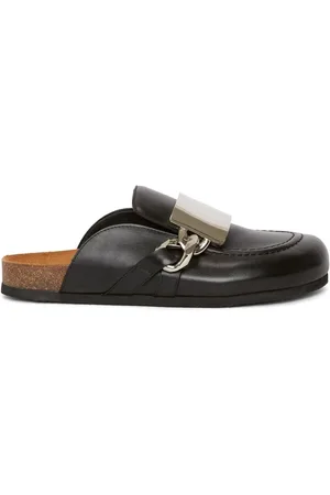 J.W.Anderson Gourmet Chain mules med mandelformet tå
