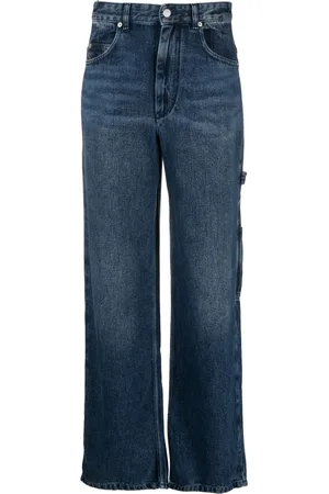 Marant Etoile Bymara jeans med lige ben og mellemhøj talje