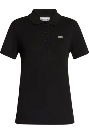 Lacoste Polo med logo-applikation