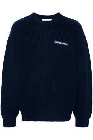 Marine Serre Sweater med logomærke
