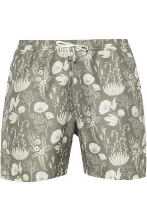 Sunspel Badeshorts med bladtryk