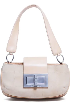 CHANEL 2003-2004 Choco Bar skuldertaske