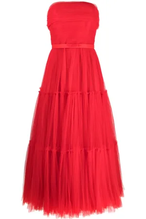 Ana Radu Lang kjole med off-shoulder-snit