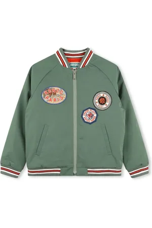 Kenzo Bomberjakke med logo-applikation