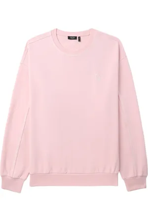 FIVE CM Sweatshirt med broderet logo og rund hals