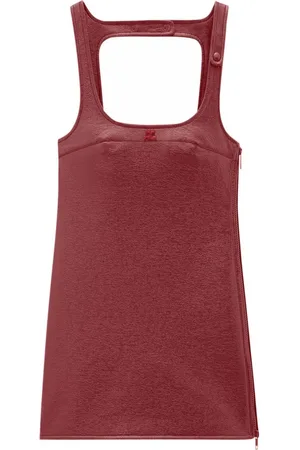 Courrèges Kort Re-Edition kjole i vinyl