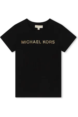 Michael Kors T-shirt med rund hals og logotryk