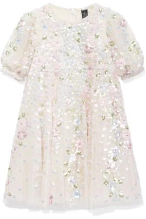 Needle & Thread Kjole med blomsterbroderi