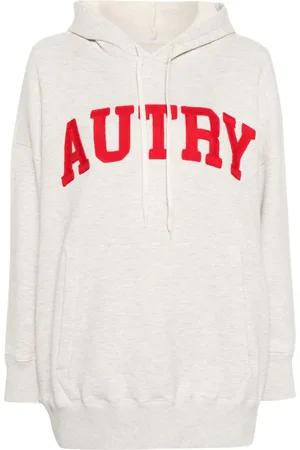 Autry Meleret hættetrøje med broderet logo