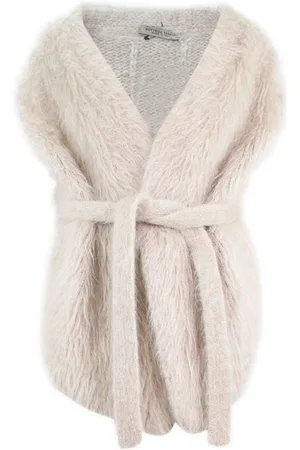 Bottega Veneta ærmeløs cardigan i mohair-bland