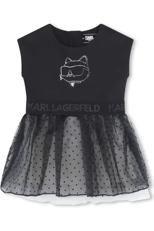 Karl Lagerfeld Ikon Choupette kjole i tyl