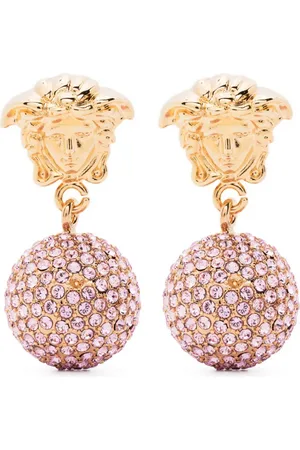 VERSACE Huggie-ørering med krystaludsmykning