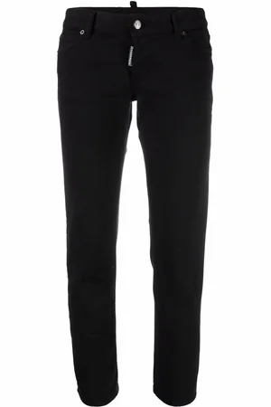 Dsquared2 Cropped bukser med lav rose