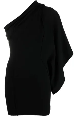 Rick Owens Voluminøs Athena kjole med cold shoulder-design