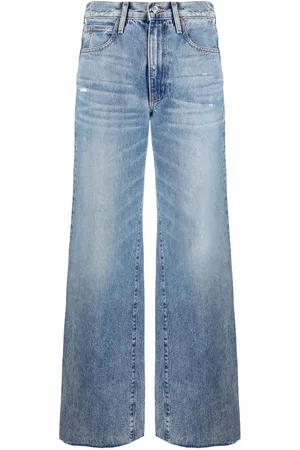 SLVRLAKE Grace jeans med brede ben og frynser