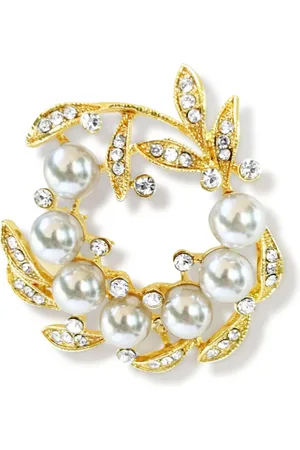 Hzmer Jewelry Broche med imiteret perle