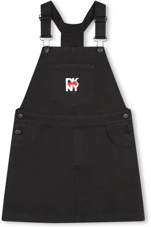 DKNY Overalls-kjole med broderet logo