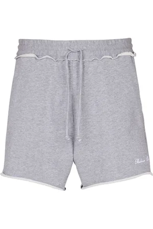 Balmain Shorts i jersey med rå kant