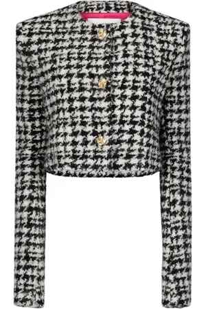 Nina Ricci Jakke med houndstooth-mønster