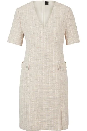 HUGO BOSS Kort kjole i tweed