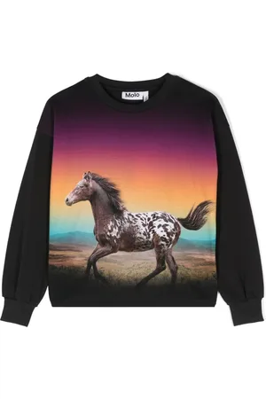 Molo Reniza T-shirt med hestetryk