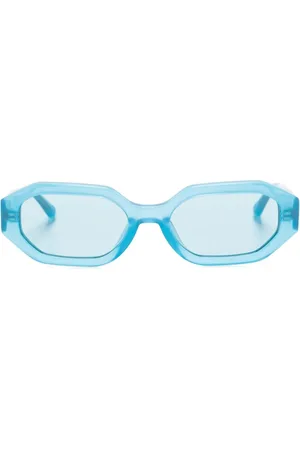 Linda Farrow X The Attico Irene solbriller med geometrisk stel