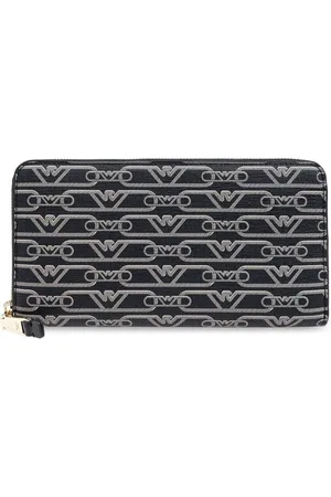 Emporio Armani Pung med lynlås og jacquardtryk
