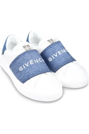 Givenchy Low-top slip on-sneakers med denimpanel