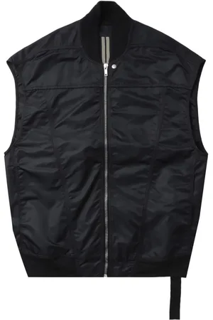 Rick Owens Jumbo Flight vest med lynlås