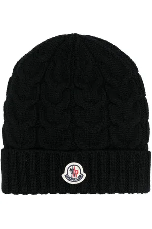 Moncler Kabelstrikket cardigan med applikation