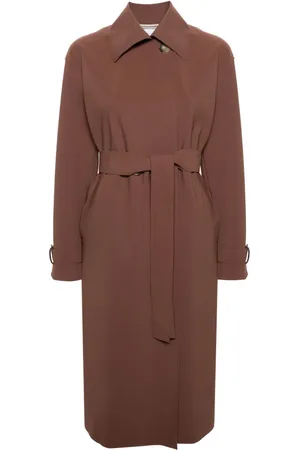Harris Wharf London Trenchcoat med spread-krave