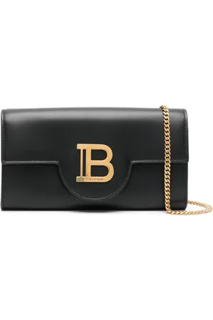 Balmain B-Buzz pung i læder med kæde