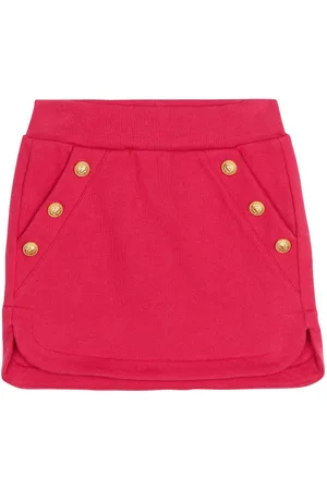 Balmain Kort nederdel med knapudsmykning