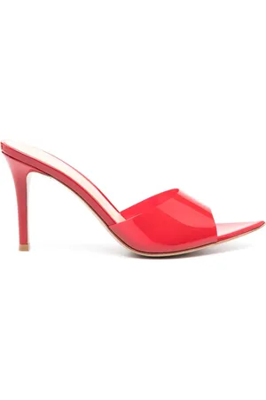 Gianvito Rossi Elle 85mm mules med spids snude