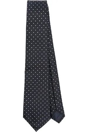 Giorgio Armani Silkeslips i mønstret jacquard
