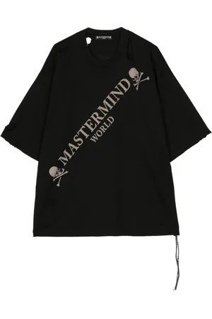 MASTERMIND T-shirt med slitageeffekt