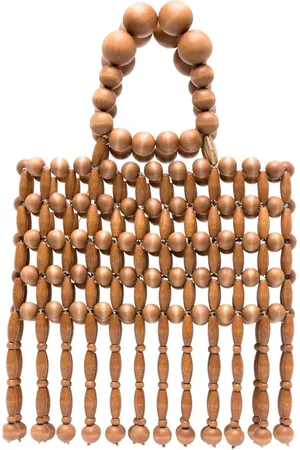 Cult Gaia Clara tote med træperler