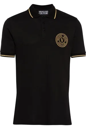 VERSACE Polo med V-Emblem