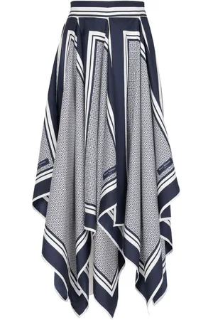 Balmain Asymmetrisk top med monogramtryk
