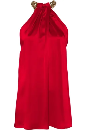 Stella McCartney Bluse med halterneck og kædelink
