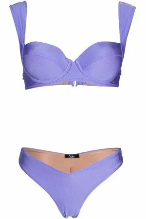 Noire Swimwear Bikini med skinnende finish