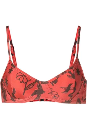 Lygia & Nanny Bikinitop med Fiji-tryk