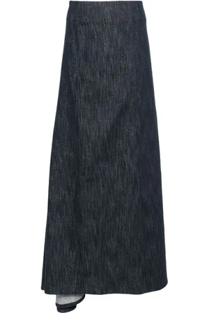 Brunello Cucinelli Lang denimnederdel