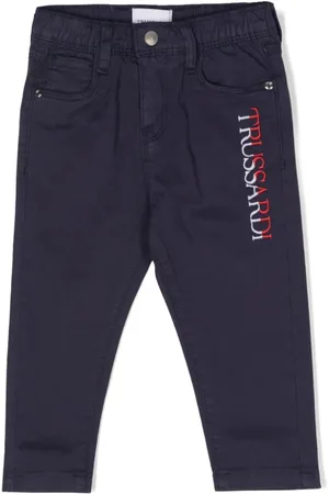 Trussardi Chinos med broderet logo