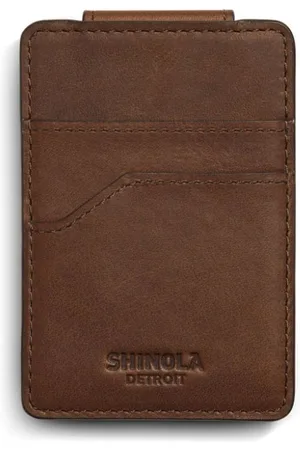 SHINOLA Navigator magnetisk kortholder med pengeklips